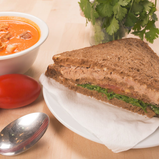 Sandvitx amb pa de sègol