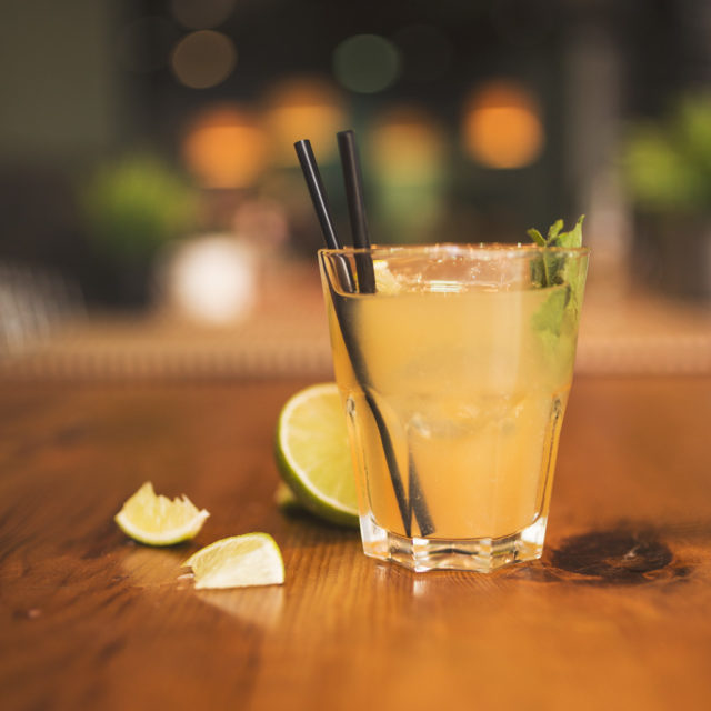 Llimonada amb estèvia i menta